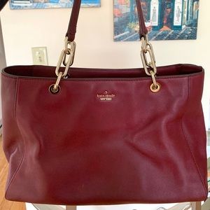 Kate Spade maroon shoulder bag